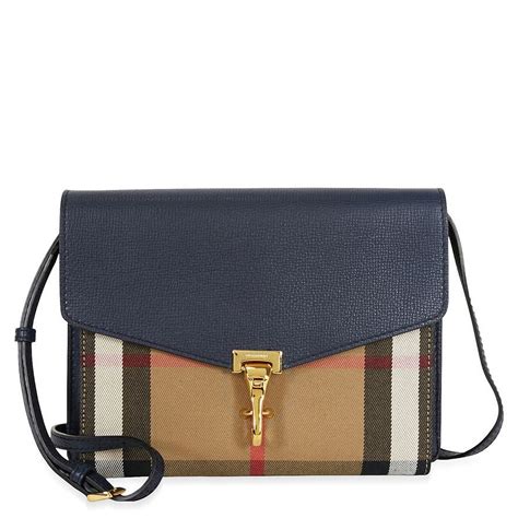 burberry small leather & house check crossbody|burberry leather handbags.